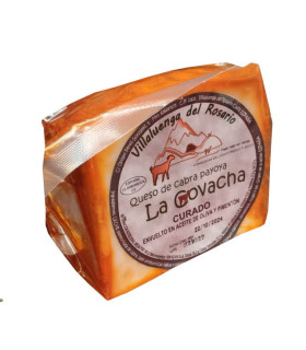 Imagen principal de La Covacha tranche de fromage de chèvre payoya affiné à l'huile d'olive et au paprika