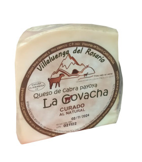 Imagen principal de Cuña de queso curado de cabra payoya La Covacha al natural