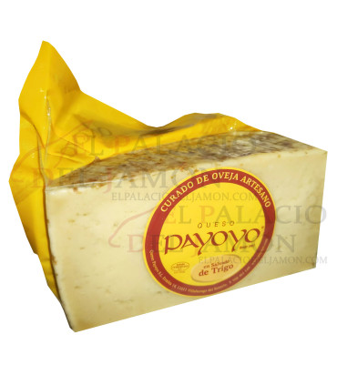 Queso Payoyo curado oveja en salvado de trigo