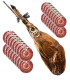 Estuche de 26 sobres Jamón de bellota 100% ibérico DOP loncheado 100 gr