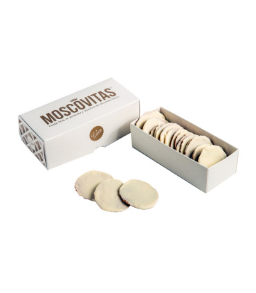 Boîte de pâtes d’amande au chocolat Moscovitas 160 g