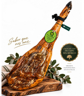 Jamón Cebo de Campo 50% raza ibérica La Jara