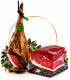 Piece of cebo de campo iberian ham 100%