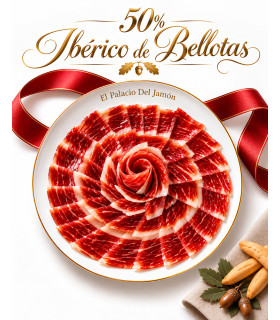 Jamón bellota 50% ibérico loncheado 100 gr
