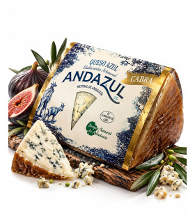 Imagen principal de Morceau de fromage de chèvre bleu andalou artisanal