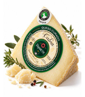 Cuña de Queso Pajarete curado cabra