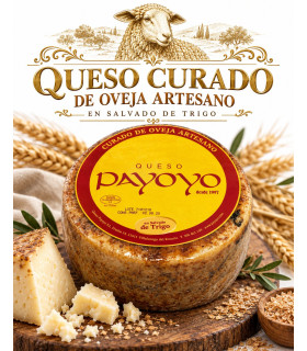 Imagen principal de Payoyo's Sheep's cured cheese - Wheat Bran