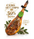 Jamón Cebo de Campo 50% raza ibérica La Jara