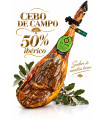 Jamón Cebo de Campo 50% raza ibérica La Jara