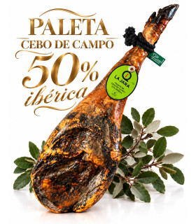 Paleta de cebo de campo ibérica 50% raza ibérica La Jara