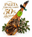 Paleta de cebo de campo ibérica 50% raza ibérica La Jara