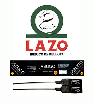 les palettes ibériques Summum ont le sceau noir et l'appellation d'origine Jabugo